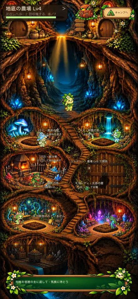 『キンりんご楽園』のゲーム画面 5